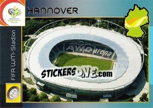 Sticker Hannover - FIFA WM-Stadion - FIFA World Cup Germany 2006. Trading Cards n. 197 - Panini