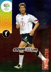 Sticker Gregg Berhalter - FIFA World Cup Germany 2006. Trading Cards - Panini