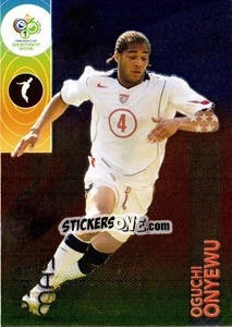 Sticker Oguchi Onyewu - FIFA World Cup Germany 2006. Trading Cards n. GM10 - Panini