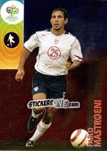 Sticker Pablo Mastroeni - FIFA World Cup Germany 2006. Trading Cards - Panini