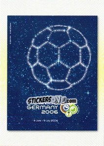 Sticker Official Poster - FIFA World Cup Germany 2006. Trading Cards n. 4 - Panini
