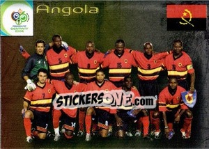 Sticker Angola - FIFA World Cup Germany 2006. Trading Cards - Panini