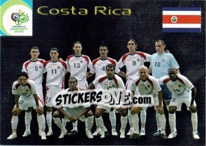 Sticker Costa Rica - FIFA World Cup Germany 2006. Trading Cards n. 10 - Panini