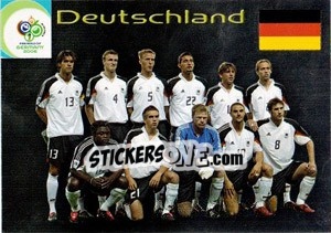 Sticker Deutschland - FIFA World Cup Germany 2006. Trading Cards n. 12 - Panini