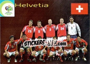 Sticker Helvetia - FIFA World Cup Germany 2006. Trading Cards n. 18 - Panini