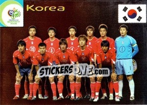 Sticker Korea - FIFA World Cup Germany 2006. Trading Cards n. 23 - Panini