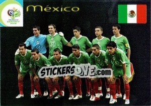 Sticker México - FIFA World Cup Germany 2006. Trading Cards n. 24 - Panini