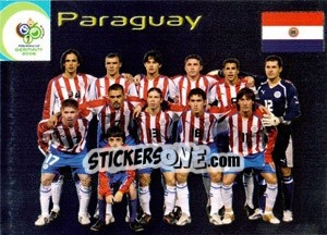 Sticker Paraguay - FIFA World Cup Germany 2006. Trading Cards n. 26 - Panini