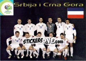 Sticker Srbija i Crna Gora - FIFA World Cup Germany 2006. Trading Cards - Panini