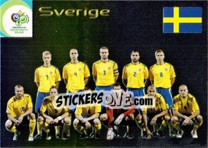Sticker Sverige - FIFA World Cup Germany 2006. Trading Cards n. 31 - Panini