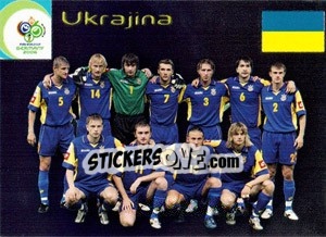 Sticker Ukrajina - FIFA World Cup Germany 2006. Trading Cards - Panini