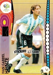 Cromo Ivan Gabriel Heinze - FIFA World Cup Germany 2006. Trading Cards - Panini