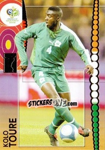 Sticker Kolo Toure - FIFA World Cup Germany 2006. Trading Cards - Panini