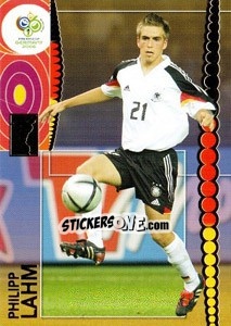 Sticker Philipp Lahm - FIFA World Cup Germany 2006. Trading Cards n. 76 - Panini