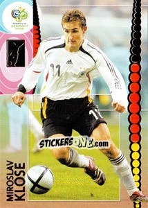 Sticker Miroslav Klose - FIFA World Cup Germany 2006. Trading Cards - Panini