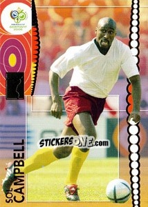 Sticker Sol Campbell - FIFA World Cup Germany 2006. Trading Cards - Panini