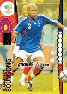 Sticker Jean-Alain Boumsong - FIFA World Cup Germany 2006. Trading Cards - Panini