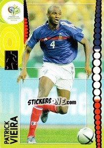 Sticker Patrick Vieira - FIFA World Cup Germany 2006. Trading Cards - Panini