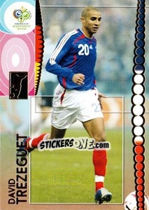 Sticker David Trezeguet - FIFA World Cup Germany 2006. Trading Cards n. 107 - Panini