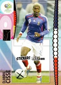 Sticker Djibril Cisse - FIFA World Cup Germany 2006. Trading Cards - Panini