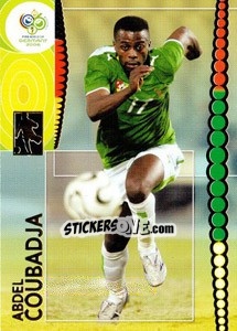 Sticker Abdel Coubadja - FIFA World Cup Germany 2006. Trading Cards - Panini