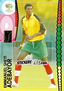 Cromo Emmanuel Sheyi Adebayor - FIFA World Cup Germany 2006. Trading Cards - Panini