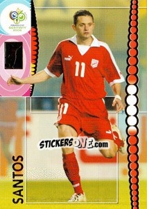 Sticker Santos - FIFA World Cup Germany 2006. Trading Cards - Panini