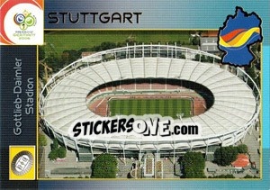 Sticker Stuttgart - Gottlieb-Daimler Stadion - FIFA World Cup Germany 2006. Trading Cards n. 203 - Panini