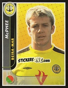 Figurina McPhee - Futebol 2004-2005 - Panini