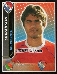 Sticker Sidráilson - Futebol 2004-2005 n. 162 - Panini