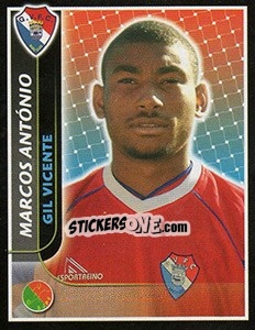 Sticker Marcos António - Futebol 2004-2005 n. 163 - Panini