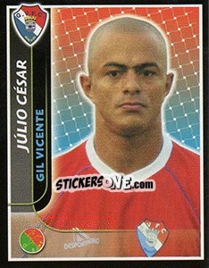 Sticker Júlio César - Futebol 2004-2005 n. 172 - Panini