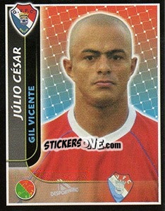 Sticker Júlio César - Futebol 2004-2005 - Panini