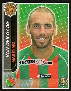 Sticker Van Der Gaag - Futebol 2004-2005 - Panini