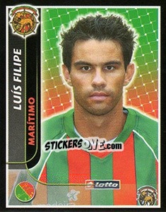 Sticker Luís Filipe - Futebol 2004-2005 n. 190 - Panini