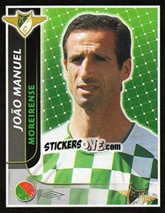 Sticker João Manuel - Futebol 2004-2005 n. 212 - Panini