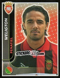 Sticker Weligton - Futebol 2004-2005 n. 252 - Panini