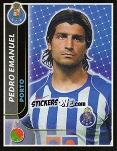 Cromo Pedro Emanuel - Futebol 2004-2005 - Panini