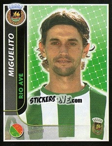 Cromo Miguelito - Futebol 2004-2005 - Panini