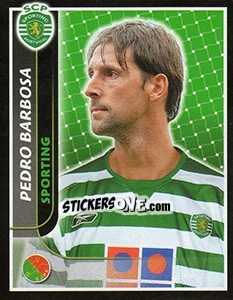 Sticker Pedro Barbosa - Futebol 2004-2005 n. 323 - Panini