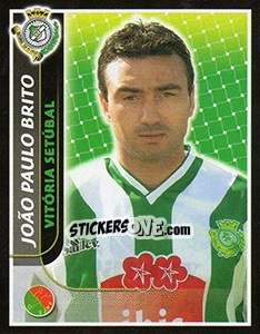 Sticker João Paulo Brito - Futebol 2004-2005 n. 391 - Panini