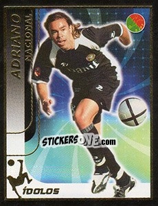 Sticker Adriano (Nacional) - Futebol 2004-2005 n. 407 - Panini