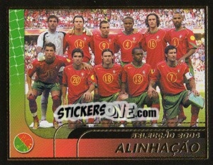 Sticker Alinhação - Futebol 2004-2005 n. 415 - Panini