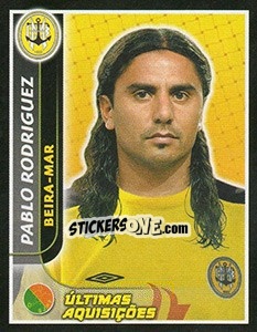 Figurina Pablo Rodriguez (Beira-Mar) - Futebol 2004-2005 - Panini