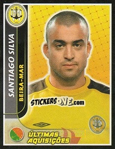 Figurina Santiago Silva (Beira-Mar) - Futebol 2004-2005 n. 436 - Panini