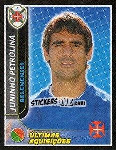 Sticker Juninho Petrolina (Belenenses) - Futebol 2004-2005 n. 438 - Panini