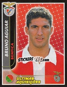Sticker Bruno Aguiar (Benfica) - Futebol 2004-2005 - Panini