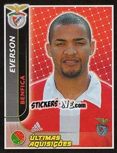 Sticker Everson (Benfica) - Futebol 2004-2005 - Panini