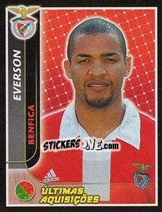 Sticker Everson (Benfica) - Futebol 2004-2005 n. 440 - Panini