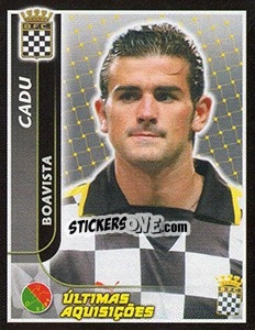 Sticker Cadu (Boavista) - Futebol 2004-2005 - Panini